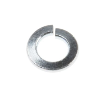 RS PRO ZnPt steel 1 coil spring washer,M2