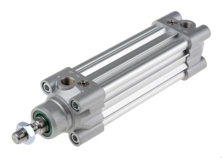 RS PRO Pneumatic Profile Cylinder 40mm Bore, 80mm Stroke, CDEM Series, Double Acting