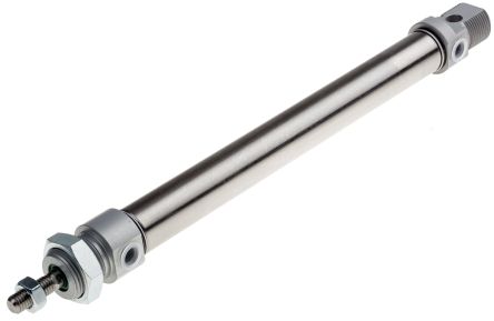 RS PRO Pneumatic Roundline Cylinder 20mm Bore, 160mm Stroke, ISO 6432 Series, Double Acting