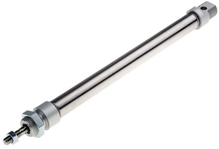 RS PRO Pneumatic Roundline Cylinder 20mm Bore, 200mm Stroke, ISO 6432 Series, Double Acting