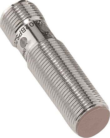 RS PRO M12 x 1 Inductive Proximity Sensor - Barrel, PNP Output, 4 mm Detection, IP68, Nickel-plated Brass