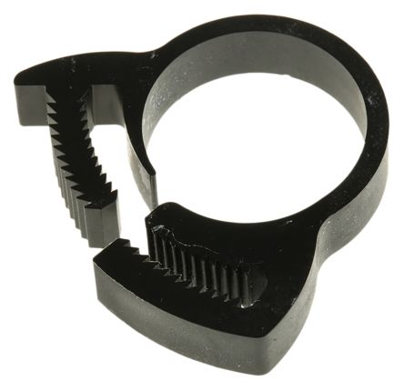 RS PRO, Nylon, Snap Grip Hose Clamp 16.9 to 19.9mm ID