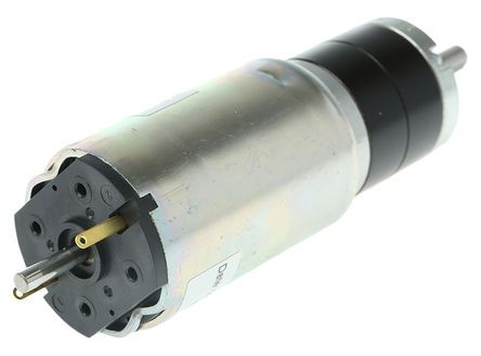 RS PRO Brushed Geared DC Geared Motor, 13.2 W, 24 V, 4.5 Nm, 27 rpm, 6mm Shaft Diameter