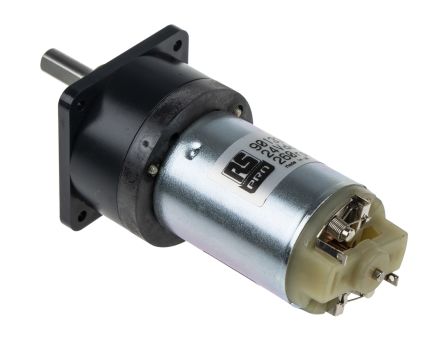 RS PRO Brushed Geared DC Geared Motor, 24 V, 70 mNm, 260 rpm, 6mm Shaft Diameter