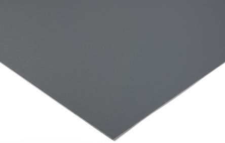 RS PRO Grey Plastic Sheet, 1000mm x 500mm x 3mm