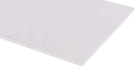 RS PRO White Plastic Sheet, 1200mm x 1200mm x 2.5mm