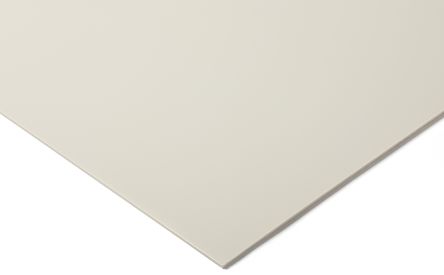 RS PRO White Plastic Sheet, 1220mm x 610mm x 3mm