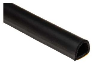 RS PRO Black EPDM Edging strip, 20m x 12 mm x 14mm