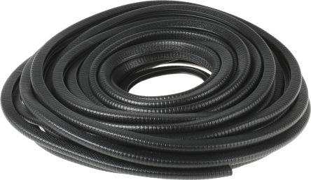 RS PRO Black PVC Edge Protection, 20m x 14.4 mm x 10.5mm