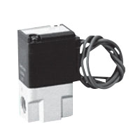 Direct-Acting 2-Port Solenoid Valve Unit for Compressed Air, Just Fit Valve FAB Series (FAB21-6-1-12HSB-1) 