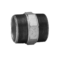 CK Fittings - Screw-in Type Malleable Cast Iron Pipe Fitting - Nipple (NI-100-W) 