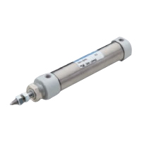 Pen Cylinder SBA Series - Double Acting Standard Type.