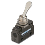 Hand-operated Valve VLM15 Series - Touch Type (Horizontal Piping/Standard Type) 