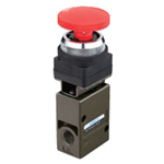 Manual valve VLM20 series interlock button type (VLM20-09-G) 