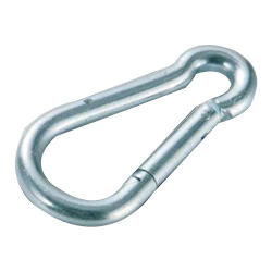 Iron bright chromate carabiner hook (without ring)