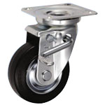 JB Type Caster With Stopper Swivel Bracket (Size 100 mm) for Medium Load (SUIJB-100) 