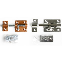 Barrel Slide Bolt Latch, Cylindrical Rod Latch