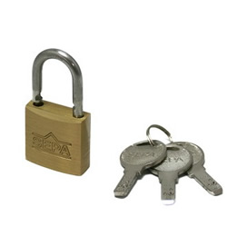 Lock, Dimpled Padlock, Designated Key Number