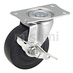 Flat Mounted Plate Type Caster 420E/415E Wheel Diameter 85-150mm