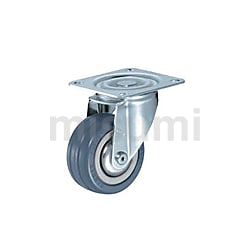 Flat Mounted Plate Type Caster 400S/400SR Wheel Diameter 75 mm