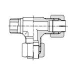 Flareless Fitting for Anti-Vibration Fitting NE Type Steel Pipe Type - Tee One Side Nipple 