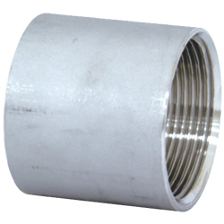 Stainless Steel Screw-in Pipe Fitting, Straight Socket (SUS-S-RP-3/8) 