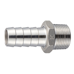 Stainless Steel Screw-in Fitting, Hexagonal Hose Nipple (PW) (PW-8A) 