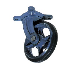 Cast Iron Casters (Rubber Wheels) Swivel (AJ-150) 