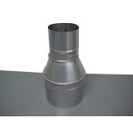 Stainless Steel Duct Fitting, Reducer (Both-Side Insertion Size) (SU-U-R-325-175) 