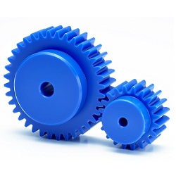 Spur Gear m0.8 POM Blue (Polyacetal) Type (S80BP28B-0503) 