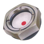 Metal Oil Gauge With Round Screws, KIM-AR/KIM-ARS Type (KIM-8AR) 