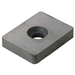 Anisotropic Ferrite Magnet, Square-Shaped (With Hole)
