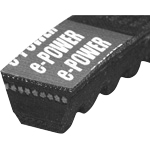 e-POWER Belt, Raw Edge Cogged AX Type (AX-28) 
