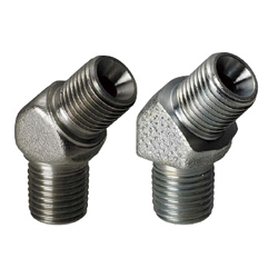 Fitting for Hydraulic Pressure / Water Pressure, 45° Elbow Type, Male Thread for Both PT / PF, -45° Elbow / Female- (YCWPF11F) 