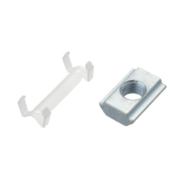 For 8 Series (Slot Width 10mm) - Post-Assembly Insertion - Nut and Stopper Set (HNTAT8-8) 