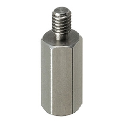 Small Dia. Hex Posts - One End Threaded One End Tapped (BSLCG5.5-12) 