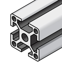 Aluminum Frame 6 Series Square 30 × 30 mm 4 Side Slots  (HFS6-3030-160)