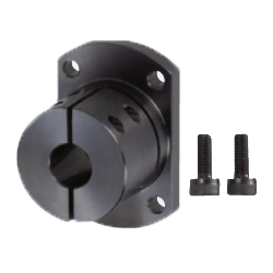 Shaft Supports - Flanged Mount with Slit, Long Sleeves (STHWCBL30) 