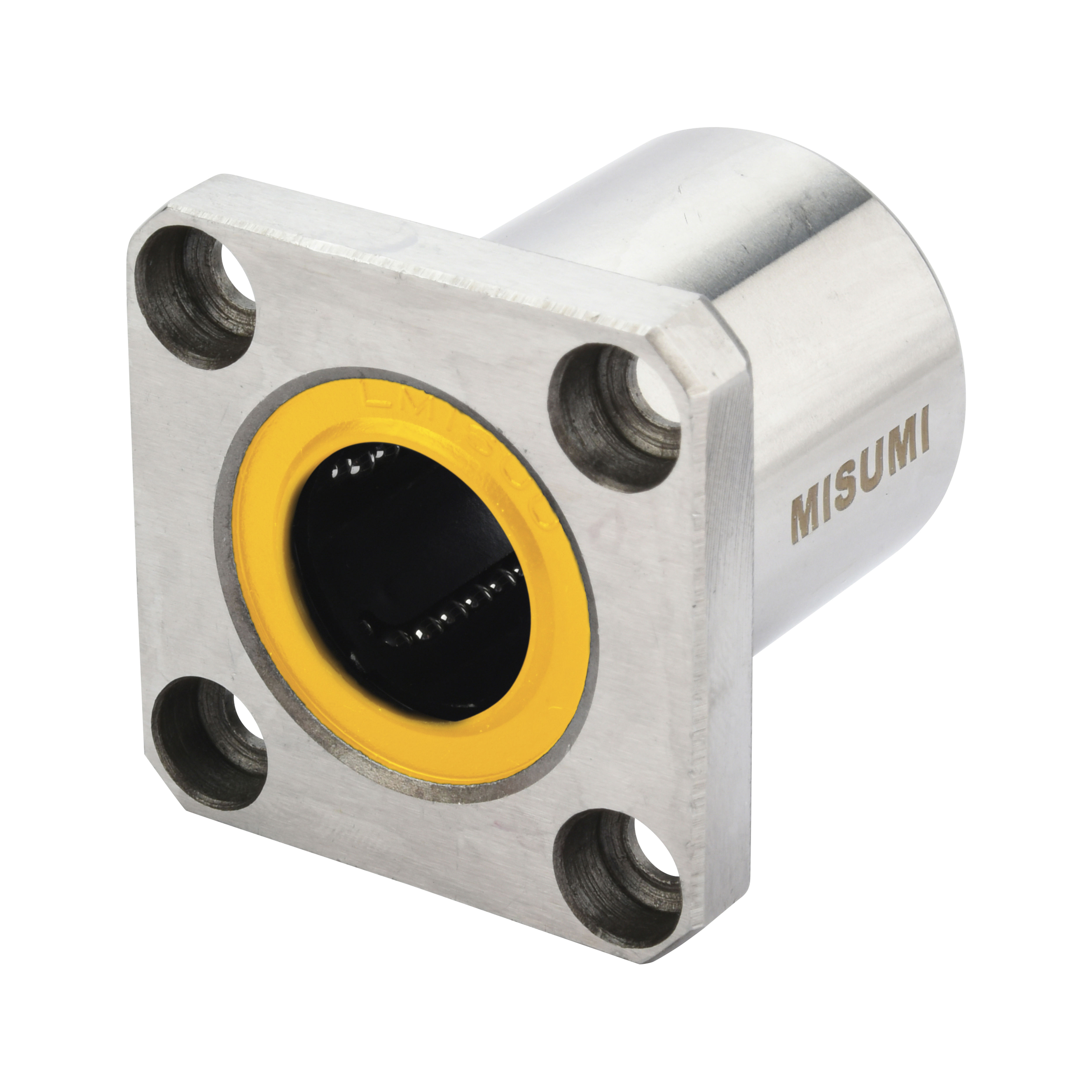 Square Flanged Linear Bushings, Single / Double / Opposite Counterbored Hole (C-LMK8UU) 