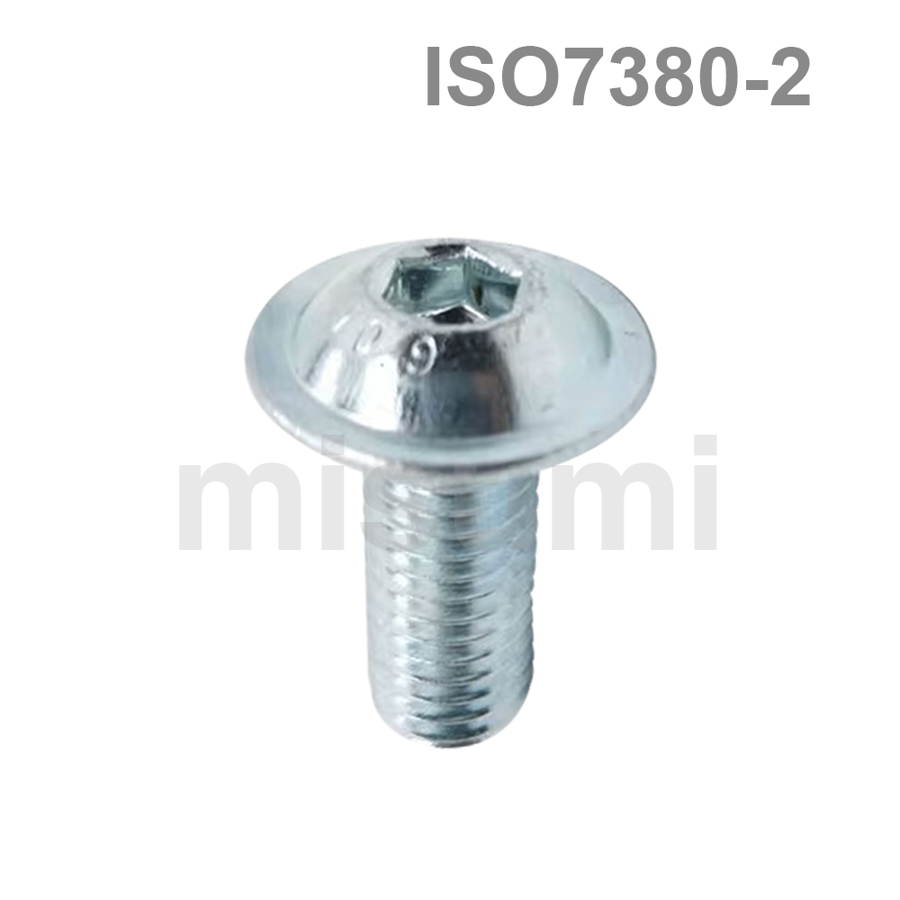 Hex Socket Button Head Cap Screws : Surfacetreatment Zinc Plating 