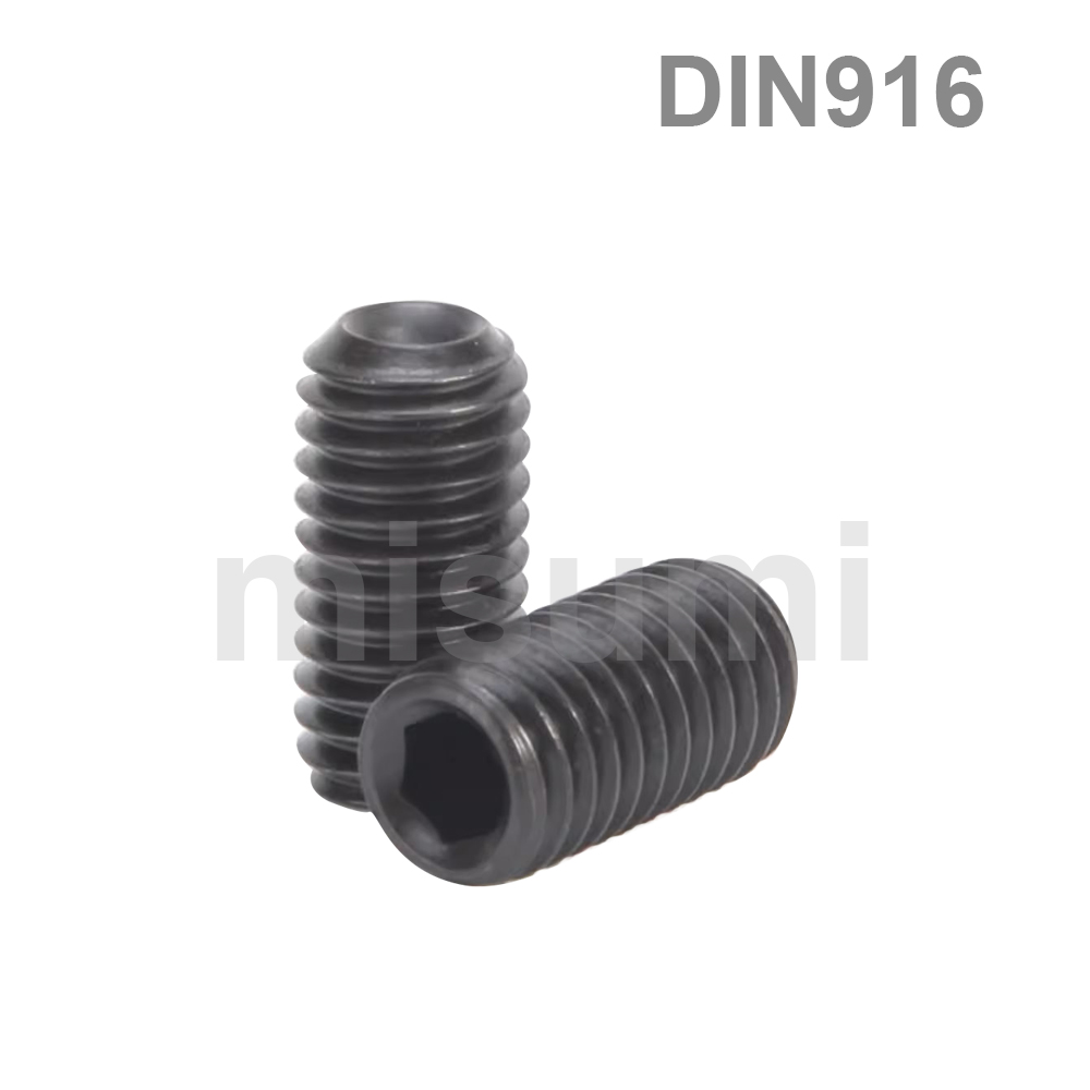 Hex Socket Set Screw - Cup Point - Carbon Steel | MISUMI | MISUMI Thailand