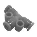 Compact Type Push-in Fitting - WP-C Series - Different Diameter Union Tee
