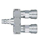 Quick Coupling, Multi-Connection, AL TYPE Straight L-Shaped (CAL2L) 
