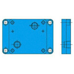 Sub-plate used for F type flow control <end check> (MF-06X-20) 