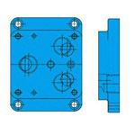 Load sensing subplate for electromagnetic valve proportional flow rate control valve (MSR-06X-10) 