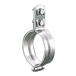 Vertical Pipe Clamp / Foot Mount, With Stainless Steel Hinged Loop Type Pipe Clamp BN