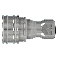 SP Cupla, Type A, Stainless Steel, FKM Socket (for Male Thread Mounting) (4S-A-SUS-FKM) 