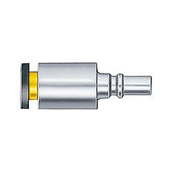 Micro Cupla, Brass, Plug, PC Type (With Tube Fitter) (MC-06PC-BRS-NBR) 