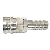 High Coupler Large Bore, Stainless Steel, FKM SH (400SH-SUS-FKM) 