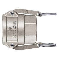 Lever Lock Cupla, Stainless Steel Socket, LD Type (for Male Thread Mounting) (LD-10TSF-SUS-NBR) 